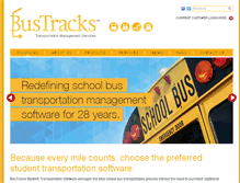 Tablet Screenshot of bustracks.com